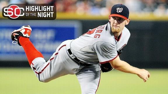 Strasburg dominates as Nats' streak hits seven