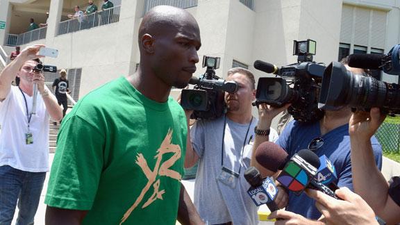 Johnson's wife says ex-Dolphin 'needs help'