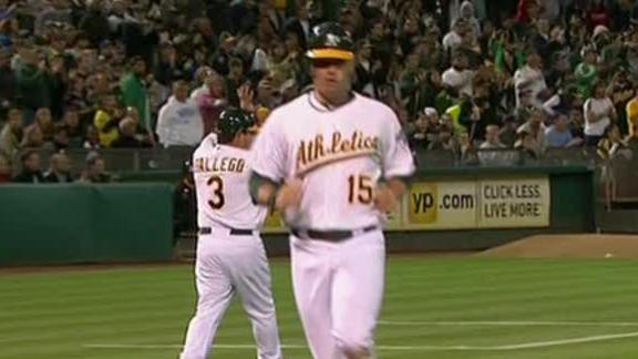 Video - A's Cruise Past Twins 5-1