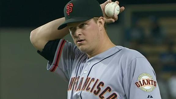 Giants stifle Dodgers' rally to sweep series