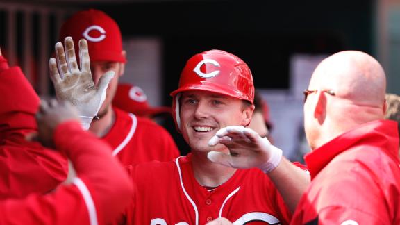 Reds clinch NL Central title behind Bruce's HR