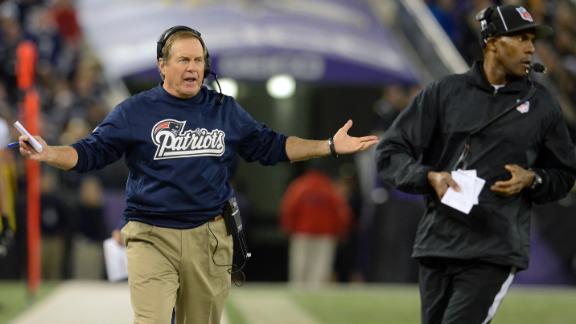 Frustrated Belichick grabs ref after Week 3 loss