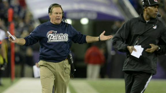 Belichick: Meant no disrespect in grabbing ref