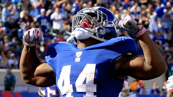 Coughlin: Giants' Bradshaw to start vs. Eagles