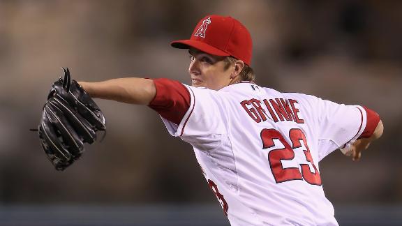 Greinke K's 13 as Angels hold steady in race