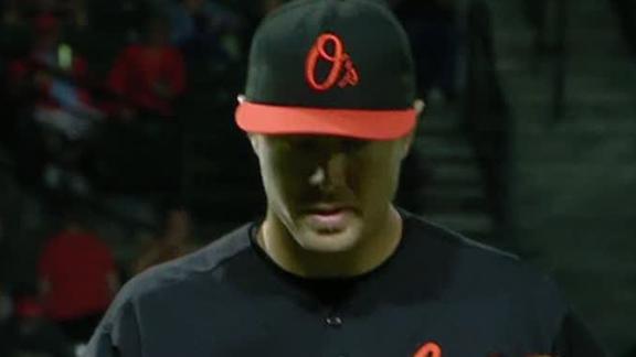 Tillman one-hits Red Sox over 8 as Orioles roll