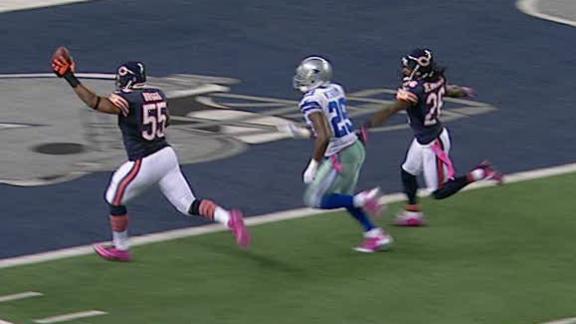 Video - Bears Lead Cowboys After 3rd Quarter