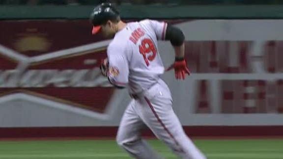 O's overcome Rays despite Shields' 15-K night