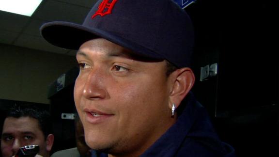 Tigers' Cabrera embracing Triple Crown frenzy