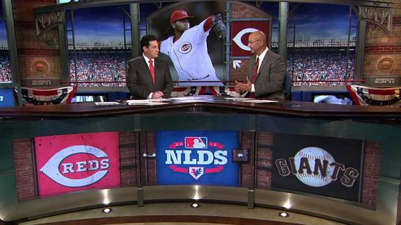 Reds lose Cueto, but win Game 1 vs. Giants