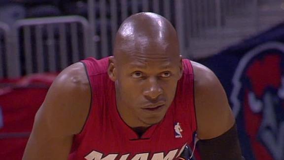 Wade-less Heat open preseason, fall to Hawks