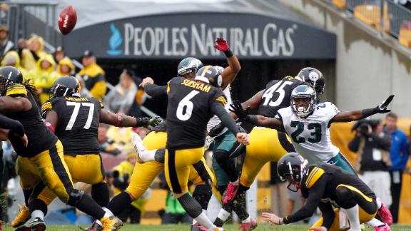 Steelers top Eagles with last-second field goal