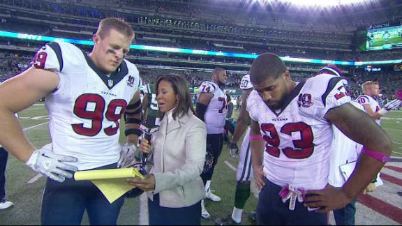 Video - Watt, Foster On Texans' Win