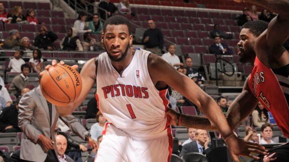 Video - Drummond Helps Pistons Edge Raptors