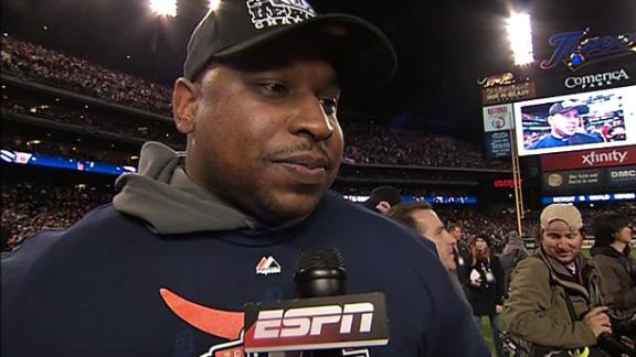 Tigers DH Young picks up ALCS MVP award