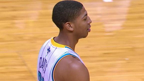 LeBron, Rivers knocked around as Hornets win