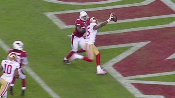 Smith nearly perfect as Niners crush Cardinals