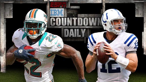 Colts' Luck sets mark, wins duel with Tannehill