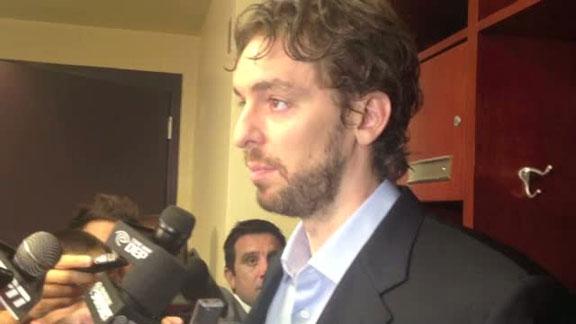 Video - Gasol Talks Loss