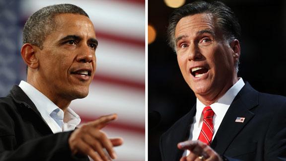 President Barack Obama, Republican nominee Mitt Romney talk sports ...