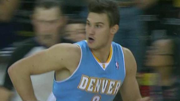 Gallinari pushes Nuggets by Warriors in 2OT