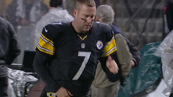 Roethlisberger exits game with shoulder injury