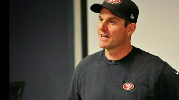 49ers' Harbaugh: 'Full-go' after heart procedure