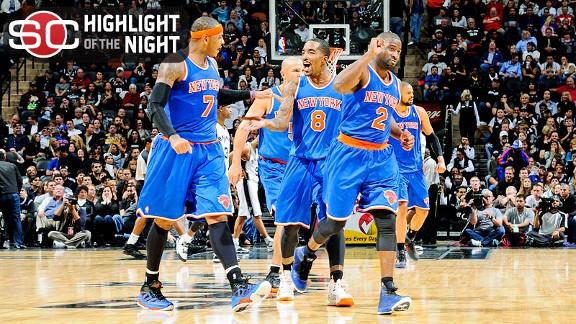 Felton, Knicks rally past Spurs to stay unbeaten