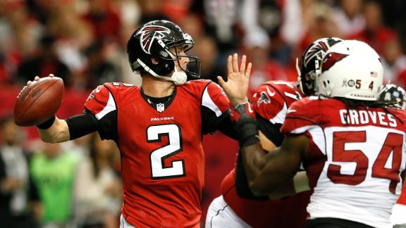 Falcons rally past Cards despite Ryan's 5 INTs