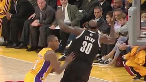 Video - Nets' Evans First Player Fined For Flopping