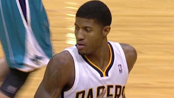 George erupts for 37 points in Pacers' OT win