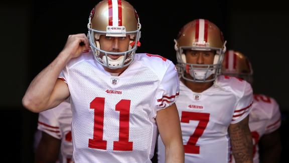 49ers' Kaepernick starts at QB vs. Saints