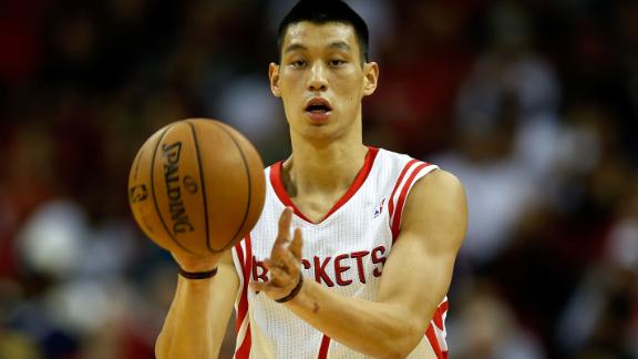 Rockets roll in Lin's 1st game against ex-team