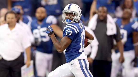 Hilton's two touchdowns spark Colts past Bills