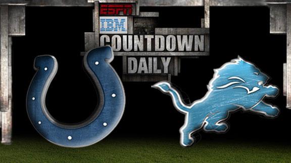 Video - Countdown Daily Prediction: Colts-Lions
