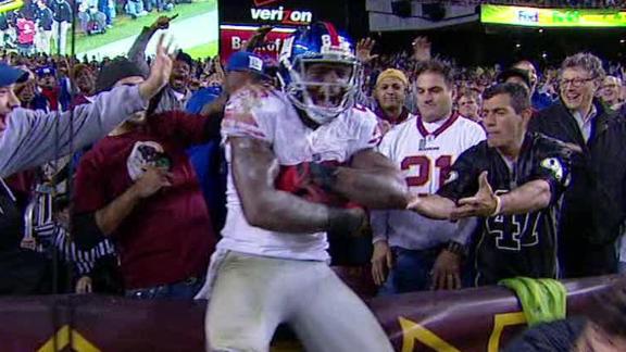 Halftime thoughts: Giants grind out a lead