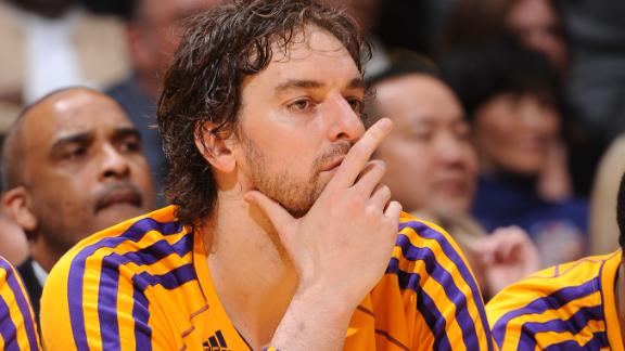 Lakers' Gasol (knees) out Tuesday vs. Rockets