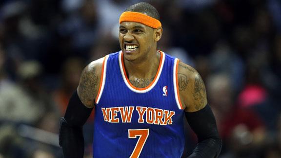 Melo game-time decision for Knicks-Bulls