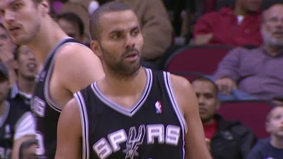 Parker's first triple-double inspires Spurs in OT