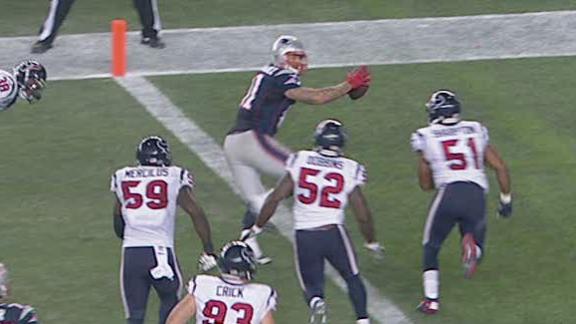 Patriots crushing Texans at halftime