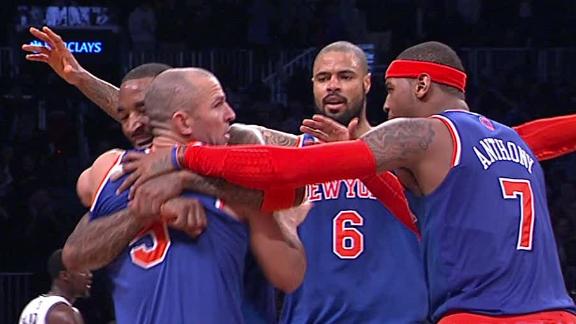 Anthony, Kidd help Knicks get past rival Nets