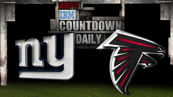 Giants' Bradshaw (knee/foot) out vs. Falcons