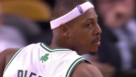 Pierce nets 34 as Celtics hold off Mavs in 2OT
