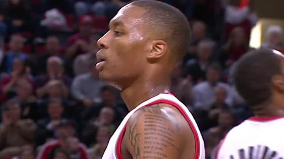 Lillard, Blazers send Spurs to 2nd straight loss