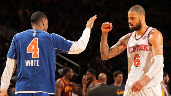 Irving's career-high 41 can't lift Cavs by Knicks