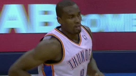 Ibaka (25 pts, 17 rebs) lifts Thunder over Spurs