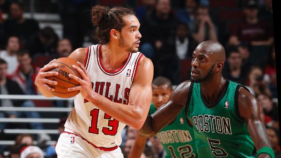 Noah's triple-double helps Bulls knock off Celts