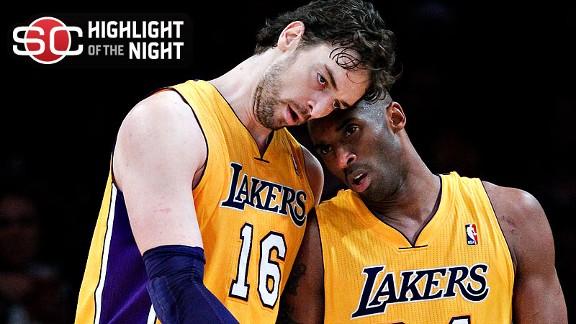 Video - Lakers Erase Deficit, Top Bobcats