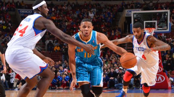 Vasquez, Gordon guide Hornets past 76ers