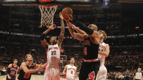 Deng's jumper helps Bulls beat Raptors in OT